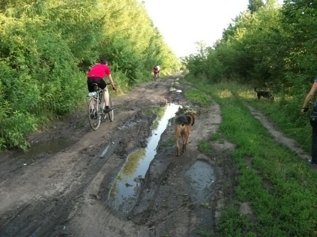 Byli też i rowerzyści